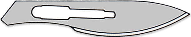 Feather No 24 Disposable Surgical Blade Socorex cadr